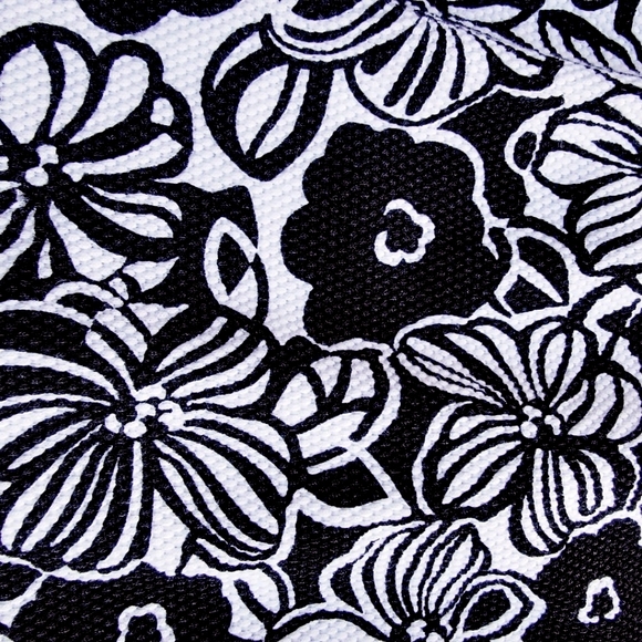 DRESSBARN ♡ NWT Gorgeous Black 'n White Floral Comfy 'n Stretchy Mini Skort S - Picture 11 of 14